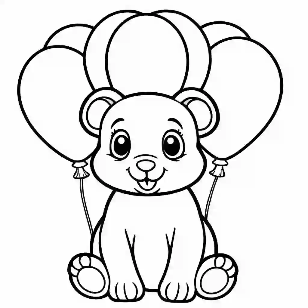 Ballon Animals coloring pages